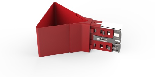 SmartRim mounted to a triangular column